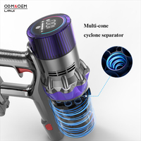 Aspiradora Inalámbrica para el Hogar OEM S7-YL BLDC480W EU, Función de Aspirado en Seco, Funciona con Batería, Tipo Ciclón, Dropshipping