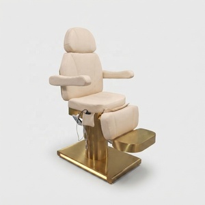 Cama Facial para Salón de Belleza con Múltiples Motores, Respaldo Ajustable, Sección para Piernas, Espuma Viscoelástica, Cuero y Control de Pie para Tratamientos de Cuidado de la Piel - Product Image 1