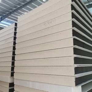 Modern Insulated <strong>Roof</strong> PU Polyurethane Sandwich Panel 50mm Wall Panels Boards Aluminum Composite Panels Steel Structure Buildings - Product Image 4