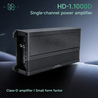 Amplificateur de Subwoofer Mono Haute Performance 1300W Gamme Complète Classe D HD-1.1000D pour Amélioration Audio Automobile