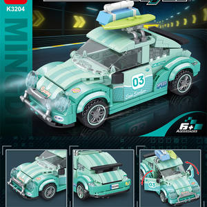 Bloques de Construcción de Autos de Carreras Mingdi K3204, 319 Piezas, Juguete Educativo para Niños de 5 a 7 Años - Product Image 4