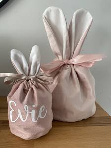 Bolsas de Regalo de Pascua con Cordón de Terciopelo, Personalizadas, con Orejas de Conejo, para Decoración de Fiestas, Venta al por Mayor - Product Image 6