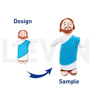 Poupée Mascotte d'Entreprise Personnalisée avec Logo et Image, Poupée en Coton Personnalisée, Jouet en Peluche Personnalisé