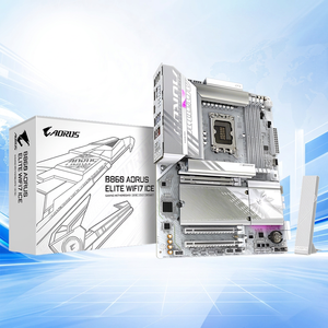 GIGABYTE B860 AORUS ELITE WIFI7 ICE Intel B860 <b>Motherboard</b> LGA1851 Socket DDR5 ATX Double Channel SATA Desktop New - Product Image 1