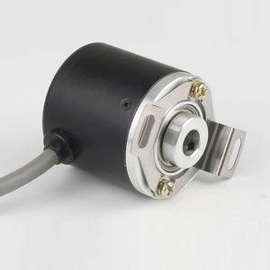 Black Sliver Outer Dia 38MM Hollow Through Shaft 8MM Tamañ<span class=keywords><strong>o</strong></span> 5000ppr DC5V Reemplazo NE *** ON <span class=keywords><strong>O</strong></span> *** N Codificador óptico rotatorio incremental - Product Image 3