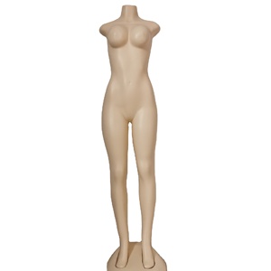 <strong>Plastic</strong> Full Body Mannequin <strong>Dummy</strong> <strong>Female</strong> Headless Long Legs PE <strong>Plastic</strong> Base Mannequin - Product Image 1