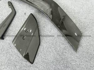 สปอยเลอร์หลังอะลูมิเนียมแบบเดี่ยว ผลิตจากคาร์บอนไฟเบอร์แห้ง สำหรับ Civic Type-R FL5 รุ่น A พร้อมผิวขัดเงา - Product Image 6