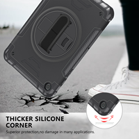 Étui robuste pour tablette Samsung Galaxy Tab A9 Plus A11 Plus 11 pouces, coque antichoc en TPU et PC avec support rotatif