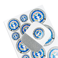 Autocollant transparent personnalisé de haute qualité DTF LOGO étiquette d'emballage adhésive avec impression par transfert UV autocollant pour bouteille d'eau/pot