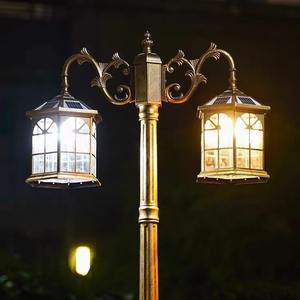 Profesional al por mayor de fabricación de iluminación decorativa al aire libre antiguo 3M poste de la lámpara poste Led jardín calle poste de luz - Product Image 3