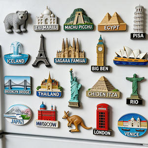 Personnalisé personnalisé logo 3D Design blanc sublimation souvenir résine réfrigérateur aimant anime réfrigérateur aimant - Product Image 1