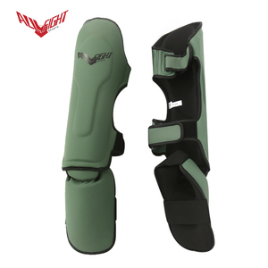 Protège-tibias durables ALLFIGHT 2026 pour adultes, couches de PU, autocollants, tailles S-XL, pour le combat - Product Image 6