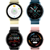Montre connectée de fitness ZL02 pour hommes et femmes, tracker sportif Bluetooth avec écran tactile complet, montre-bracelet étanche IP67 pour Android