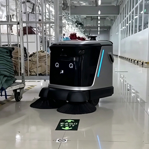 Robot de Limpieza Comercial BIBO, Aspiradora y Fregadora con Navegación LDS, Control por Aplicación, Evitación de Obstáculos, Suministro/Drenaje Automático de Agua - Product Image 1
