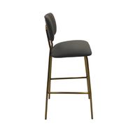 Tabouret de bar en métal moderne et robuste pour café et restaurant