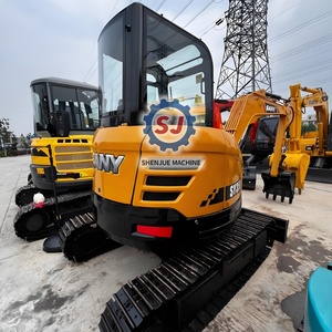 Mini-excavatrice SANY d'occasion SY35U sur chenilles avec moteur d'origine, également compatible avec les modèles 3T SY26U SY50U SY16C SY18C - Product Image 2