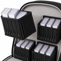 Sac à dos TCG personnalisé avec fenêtre TPU, en Oxford 900D imperméable, pour collectionneurs de cartes PSA, fabricant de sacs en gros