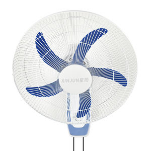Grote wandgemonteerde mechanische plastic elektrische ventilatoren met 5 bladen, 16 inch, oscillerend, energiezuinig, klasse lage geluidssterkte, voor restaurants - Product Image 1