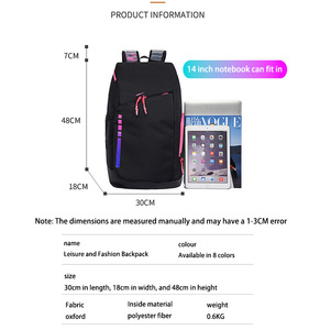 <strong>Large</strong> <strong>Capacity</strong> Comfortable Student <strong>Backpack</strong>, Can Reduce Outdoor Leisure and School Use Sports Style Travel <strong>Backpack</strong> Bagpack - Product Image 6