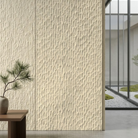 Panel Batu 3D Bertekstur Kasar PU 600x1200 Modern untuk Rumah Tangga, Mudah Dipasang, Tahan Air, Tahan Api, Tahan UV, untuk Dalam & Luar Ruangan, Kamar Mandi