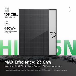 Sunpal EU Stock HiMAX5N HJT Panel fotovoltaico 430 435 440 445 <span class=keywords><strong>450W</strong></span> Placa de panel solar <span class=keywords><strong>Precio</strong></span> al por mayor en el almacén de la UE - Product Image 2
