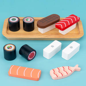 Nouvelle maison de jeu en <span class=keywords><strong>bois</strong></span> pour bébé 2025, jeu de <span class=keywords><strong>cuisine</strong></span> magnétique de simulation de sushi, jouets éducatifs de <span class=keywords><strong>cuisine</strong></span> factice pour filles de 9 à 12 ans - Product Image 3
