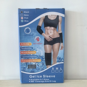 Manchon de compression pour coude et genou, réutilisable, pour les douleurs aux mollets et les blessures, utilisable à chaud ou à froid - Product Image 1