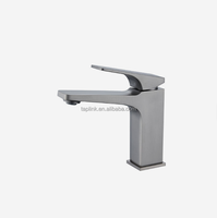 Robinet de lavabo moderne monotrou chromé chaud/froid en céramique et acier inoxydable 304, à poignée unique, à poser sur le comptoir – Meilleures ventes