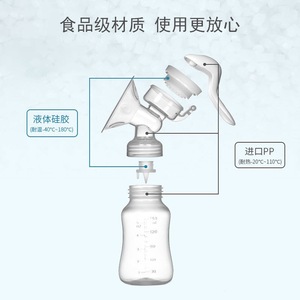 <b>Manual</b> breast <b>pump</b> with strong suction. English packaging for milk extraction, lactation support, and silicone breast <b>pump</b> for - Product Image 2