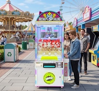 Nouvelle Machine à Poussoir de Pièces Métalliques Naughty Dog, 110V/220V, Verre Acrylique Trempé, Prise Personnalisable, 140KG, Vente en Gros Usine, Très Demandée