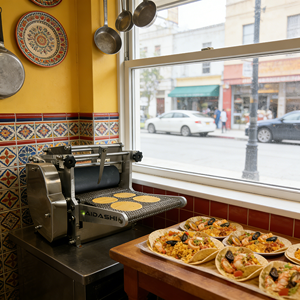 Máquina para Hacer Tortillas Portátil y Compacta, <span class=keywords><strong>Prensa</strong></span> Manual para Tortillas para el Hogar, Cocina y Camping, 8 y 10 Pulgadas - Product Image 1