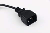 Connecteur IEC C19 vers C20 à 3 prises et 3 broches pour courant industriel élevé