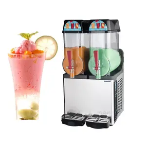 Küçük kar Slush meyve suyu makinesi otomasyon ticari çok fonksiyonlu dondurulmuş içecek Slush Slushy yapma makinesi satılık