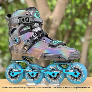 Patines en Línea de Fibra de Carbono Shining Spirit, Ligeros y de Lujo para Exteriores, con Rodamientos ABEC-7, Parte Superior de Malla Transpirable para Hombre y Mujer - Product Image 2