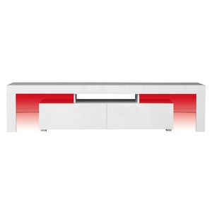 Muebles modernos de madera para el hogar, estante de tv led, iluminación para sala de estar, armario de tv, soporte de TV - Product Image 1