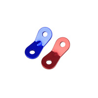 Boucle de réglage de corde de tente en aluminium courbée pour l'extérieur, accessoire de tente de camping, équipement de bobinage de fil, pour l'extérieur