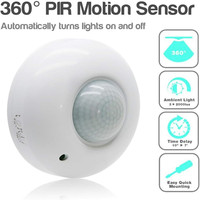 Lampu LED Sensor Gerak Harga Kompetitif Laris Manis dengan Deteksi 360 Derajat dan Penundaan Waktu yang Dapat Disesuaikan untuk Taman dan Halaman