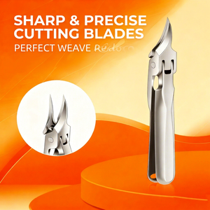 Coupe-ongles en acier inoxydable à pointe biseautée, tranchant pour une utilisation facile, coupe-ongles pour doigts, durable, style simple, adulte - Product Image 3