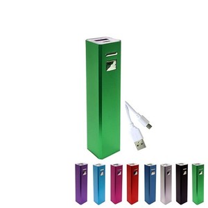 Wholesale 2600mAh Ultra Slim Portable Power Bank Type C Output Custom Logo Color Superior Quality Metal Charger <b>Phone</b> Factory - Product Image 2