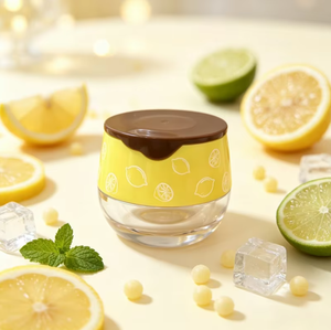 ISMAN Contenants vides pour baume à lèvres (pastèque, pomme), emballages mignons pour gommage à lèvres, pots à crème au miel avec cuillère et brosse 6g - Product Image 3