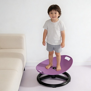 Ensemble de chaises tournantes sensorielles colorées qui facilite les activités de thérapie de groupe et le développement des compétences sociales - Product Image 2