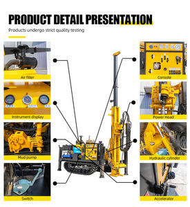 恒旺2025小型履带式水井钻机100米200米300米到达齿轮泵可出售中国贸易 - Product Image 5