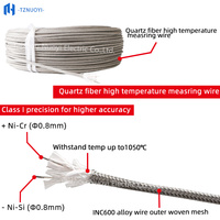 Ceramic Fiber 1000 Degree High Temperature Thermocouple Sensor Type K OEM/ODM IP68 Temperature Measuring Wire