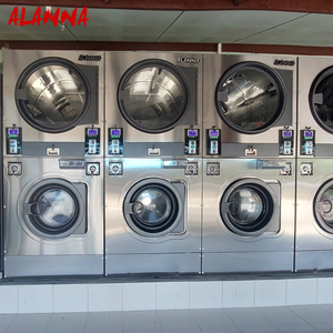 Lavadora con Secadora a Monedas ALANNA Más Vendida para Hotel, Lavandería, <span class=keywords><strong>Autoservicio</strong></span> Comercial - Product Image 2