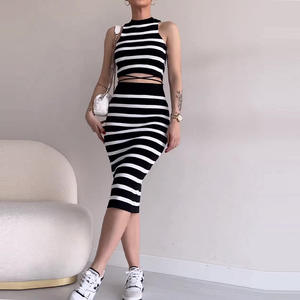 Ropa personalizada <span class=keywords><strong>2022</strong></span> de talla grande, vestidos negros y <span class=keywords><strong>elegantes</strong></span> para mujer, vestido para club nocturno para mujer/ - Product Image 3