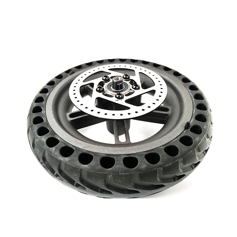 Ступица заднего колеса с сотовым наконечником, тормозной диск с твердой шиной для M365 1S, незаменимый комплект колес для электрического скутера