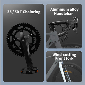 <span class=keywords><strong>Bicicleta</strong></span> <span class=keywords><strong>de</strong></span> <span class=keywords><strong>Carretera</strong></span> <span class=keywords><strong>de</strong></span> Aleación <span class=keywords><strong>de</strong></span> Magnesio 700C en Oferta, Frenos <span class=keywords><strong>de</strong></span> Disco Lineales, Velocidades Variables, <span class=keywords><strong>Manillar</strong></span> <span class=keywords><strong>Recto</strong></span>/Curvo para Adultos, Uso en <span class=keywords><strong>Carretera</strong></span> - Product Image 3