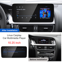 STWEI 2026 Nouveaux écrans fins Système Linux 12,3 pouces Résolution 1920*720 Pour AUDI A4 A5 B8 2008-16 Lecteur multimédia automobile sans fil CarPlay KSW