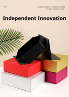Meilleure vente de boîte-cadeau taille personnalisée recyclable en carton magnétique couvercle aimant rigide dur