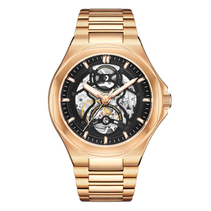 <span class=keywords><strong>Daniel</strong></span> Gorman-montre mécanique de luxe pour homme, résistante à l'eau, classique, en acier inoxydable, étanche à 100m - Product Image 3